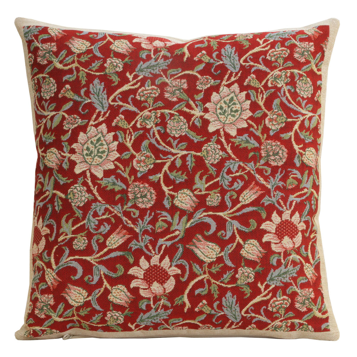 William Morris Peacock & Dragon Tapestry Pillow Cover