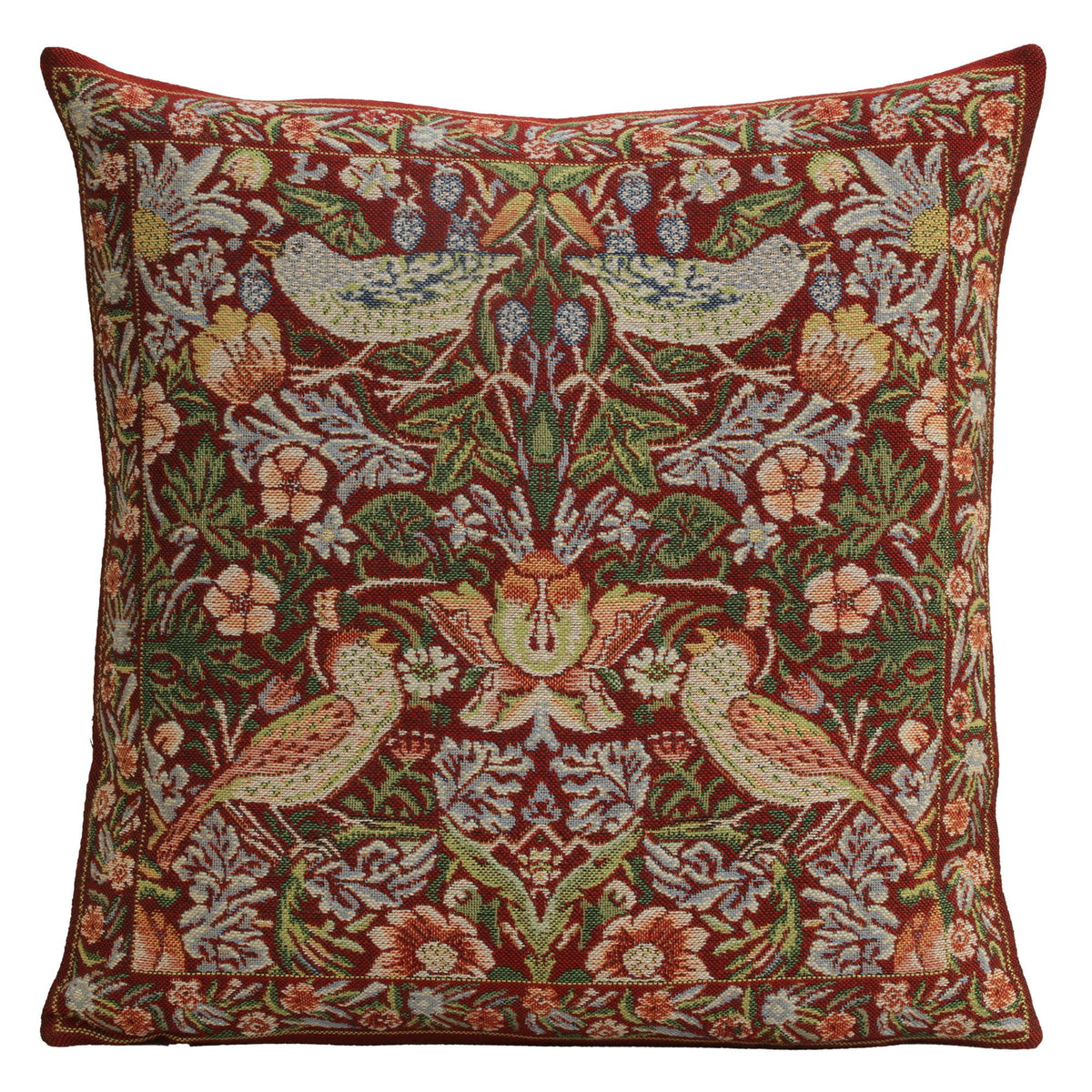 William Morris Peacock & Dragon Tapestry Pillow Cover